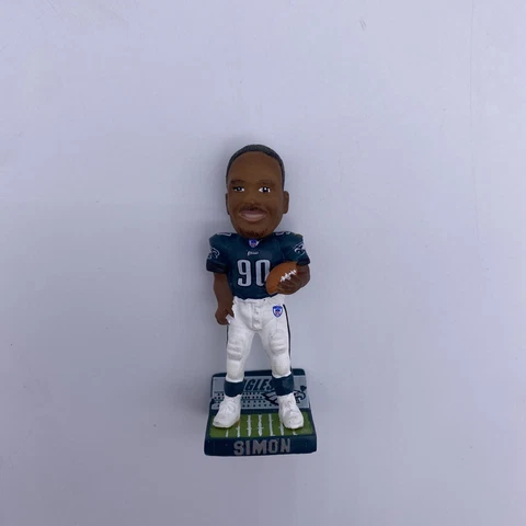 Philadelphia Eagles Corey Simon Mini 3” Bobblehead Magnetic Mini Bobs Cover