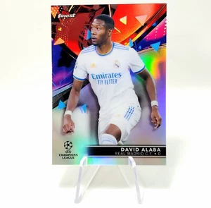 David Alaba 2021-22 Topps Finest UEFA Refractor Real Madrid Champions League - Picture 1 of 12