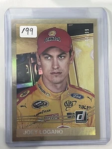 Press Proof Gold /99 Joey Logano 2017 Donruss NASCAR Retro Racing Penske - Picture 1 of 2