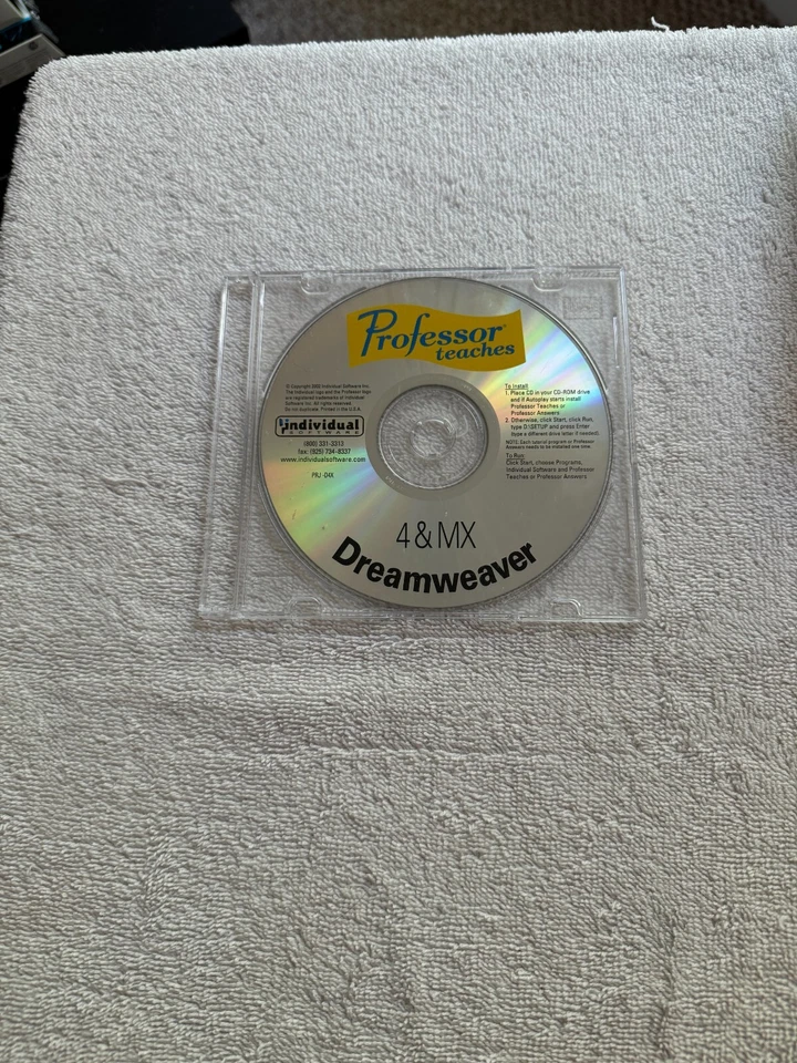 Professor Teaches 4 & MX Dreamweaver - Image 1 of 1
