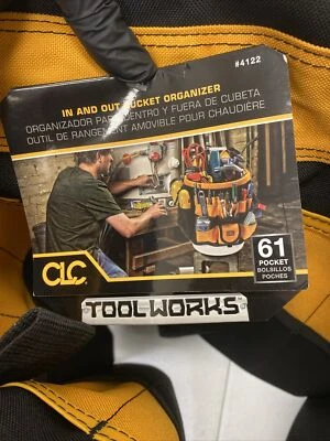 CLC Custom LeatherCraft 4122 - 5 Gallon Bucket Organizer 61 Pocket Tool Holder - Image 1 of 4