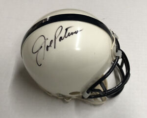 Joe Paterno Penn State Football SIGNED AUTOGRAPHED Lions Mini Helmet Riddell