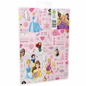 6M Rollo De Papel De Envoltura De Disney Princess Niñas Niños Personaje Envoltura de regalo de cumpleaños 