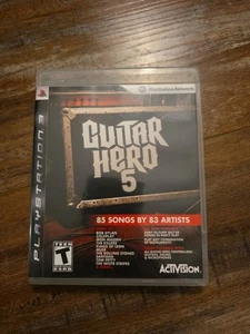 Guitar Hero 5 (Sony PlayStation 3, 2009) PS3 CIB Completo Probado Funcionando - Imagen 1 de 3