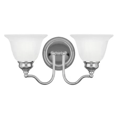 Tocador de baño LIVEX LIGHTING 1352-05 Essex 2 luces cromo pulido Foto 1 de 1