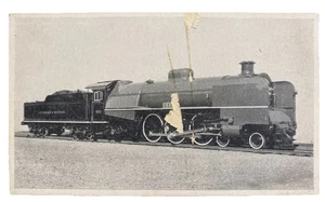 Locomotiva ferroviaria Delaware e Hudson 653 trasporto cartolina d'epoca - Foto 1 di 2