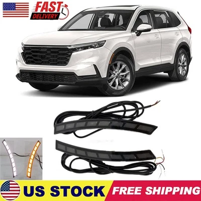 2Pcs Daytime Running Light Wheel Side Marker Lights for Honda CR-V CRV 2023 2024 Foto 1 de 4