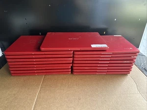 Lot 17 Pcs Red ASUS 11.6” Chromebook, Model: C223N.For Part or Repair .Untested - Picture 1 of 11