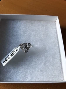 Damenring 925 Silber, simulierter Diamant Größe M - Bild 1 von 4