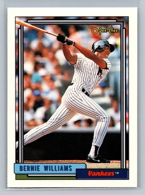 1992 O-Pee-Chee #374 Bernie Williams New York Yankees - Image 1 of 2