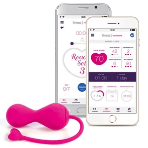 855599005857 Kulki gejszy - Lovelife de OhMiBod Krush Pink Lovelife de OhMiBod - Imagen 1 de 5