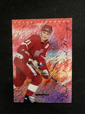 1995-96 Donruss Leaf Limited #49 Sergei Fedorov Detroit Red Wings NrMt - Image 1 of 2
