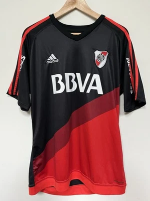 Футболка Adidas River Plate Argentina BBVA выездная большая No7 РЕДКАЯ 15–16 - Изображение 1 из 4