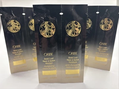 3x ORIBE ❤️ GOLD LIST Repair & Restore Shampoo & Conditioner  SAMPLE SETS - Image 1 of 3