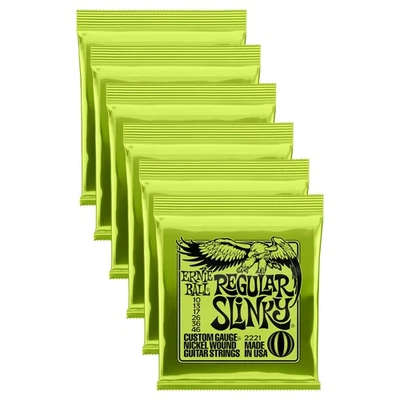Ernie Ball Super Slinky Electric Guitar Strings 10-46 (Pack of 6 Sets) (2221x6) - Image 1 of 2