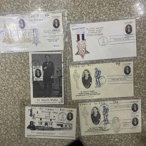 FDC 2013 Dr Mary Walker Cachet 1982 Oswego, NY Lot Of 6 RARE - Bild 1 von 8
