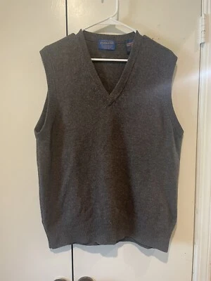 Pendleton 100% Wool Sweater V Neck Vest Mens Size M - Image 1 of 4