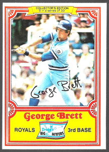 1981 Drakes Big Hitters George Brett 5 Of 33 Kansas City Royals