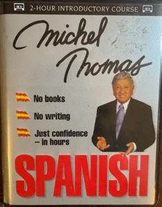 MICHEL THOMAS - SPANISH INTRODUCTORY DOUBLE CASSETTE LANGUAGE COURSE - Picture 1 of 3