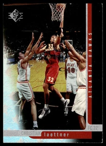 Tarjeta de baloncesto 1996 SP Christian Laettner #2 Atlanta Hawks - Imagen 1 de 2