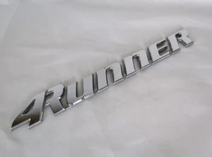 Toyota 4Runner Emblem 96-02 Rear Liftgate Chrome Badge Back Nameplate Logo Sign - Bild 1 von 2