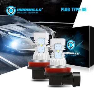 Kit de 2 bombillas LED universales japonesas H8/H9/H11/H16 freno antiniebla lámpara giratoria - Imagen 1 de 12