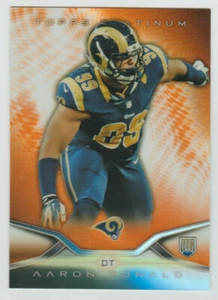 AARON DONALD 2014 Topps Platinum ORANGE REFRACTOR #112 SP RC Mint FUTURE HOF - Picture 1 of 1