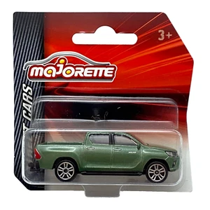 Toyota Hilux Revo Pick Up Truck Green SR5 Majorette Street Cars 292K 1:64 Scale - Picture 1 of 3
