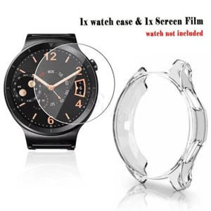 Custodia Proteggi Schermo Vetro Temperato 9H Alta Qualità per Samsung Galaxy Watch 42mm - Foto 1 di 1