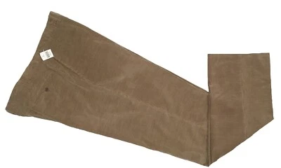 ¡NUEVOS Pantalones de Cachemira y Algodón Ermenegildo Zegna Cashco!  42 cuerdas bronceadas Finewale Foto 1 de 2