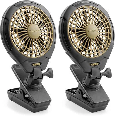 Treva 5" Clip Fan Battery Powered (2Pk) - Image 1 of 4