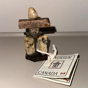 Inuksuk - Inuit Rock Structure Ornament - Made in Canada - With Original Tag - Picture 1 of 5