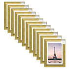 A4 Rustic Gold Wooden Glass Certificate Photo Picture Frames Decor Multipacks!!