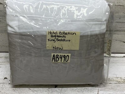 Falda Cama King Highlands Hotel Collection - Taupe Foto 1 de 4