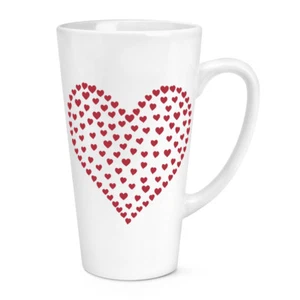 Heart Of Hearts 17oz Large Latte Mug Cup - Love Red Valentines Day - Picture 1 of 1