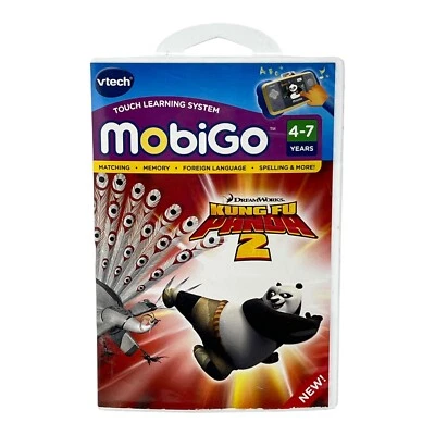 Kung Fu Panda 2 Dreamworks VTech MobiGo with 5 Learning Games Included Age 4-7 - Image 1 of 4