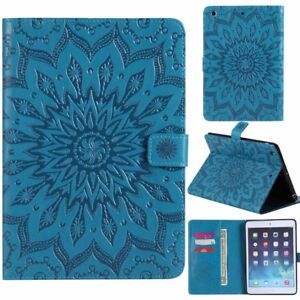 Magnetic Smart Stand Card Flip Leather Case Cover For iPad 5th 6th Mini Air Pro