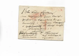 Preußen / ESSEN roter L1 1815 auf Kabinett-Tax.-Brief nach Thanheim - Bild 1 von 2