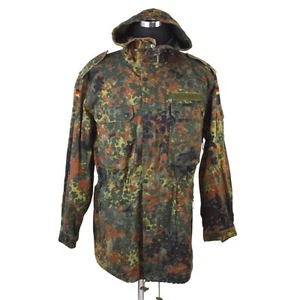 Chaqueta Parka Militar Camuflada Flecktarn Bundeswehr Alemana GR9 2XL Capucha Regular - Imagen 1 de 17