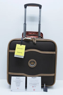 DELSEY Paris Chatelet 2.0 Softside Luggage Lock Under-Seater with 2 Wheels Brown - Image 1 of 4