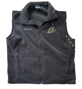 Purdue Herren Columbia Fleece Weste Purdue XL Top Zustand $16 - Bild 1 von 3