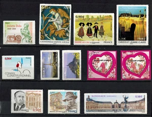 2009-Selbstklebend-Serie von 12 neuen Briefmarken**Neue Brücke. Hansi. St.Cécile. Bordeaux.. - Bild 1 von 1