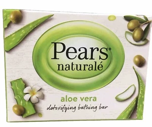 Pears Naturale Aloe Vera 3 Bars Detoxifying Bathing Bar With Olive Oil - Picture 1 of 3