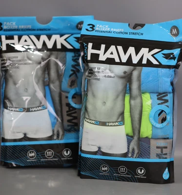 Men's 6-pack  boxer briefs, athletic fit, no-fly, breathable, tagless, size M - Image 1 of 4