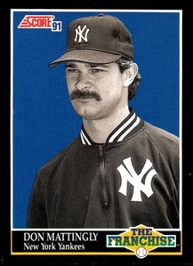 1991 Score #856 Don Mattingly - The Franchise FREE SHIPPING! - Picture 1 of 2
