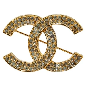 CHANEL COCO Mark Brooch Women 【Used】 - Picture 1 of 4