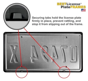 Custom Personalized Metal Laser Engraved Car License Plate Frame with Free caps - Picture 1 of 132