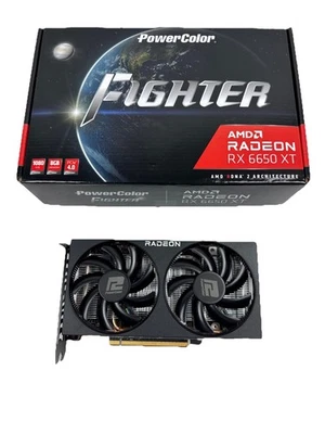 PowerColor AMD Radeon RX 6650 XT Fighter Dual Fan 8GB GDDR6 Graphics Card - Image 1 of 4