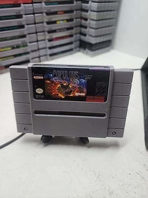 Populous Cartucho Original Videojuego Super Nintendo SNES  Foto 1 de 2