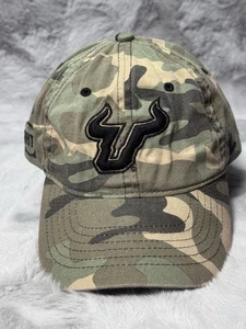 University of South Florida Bulls Hat Cap Strapback Camouflage Zephyr Adjustable - Picture 1 of 12